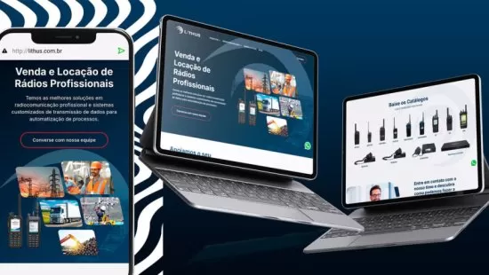 Site desenvolvido para Lithus pela Agência Kanka – imagem de capa