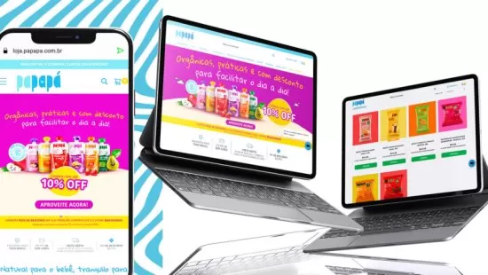 Site desenvolvido para Papapá pela Agência Kanka – imagem de capa